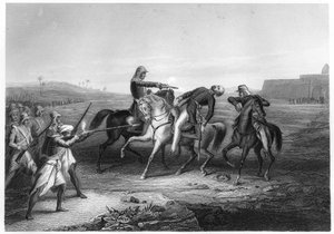 Colonel Platt tué par les mutins à Mhow, vers 1860