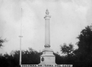 Colonne à Loma del Gato, 1896, années 1920