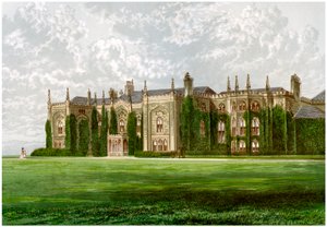 Abbaye de Combermere, Shropshire, maison du vicomte Combermere, c1880