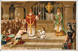 Conversion de Witikind, 785 après J.-C., 19e siècle - Unbekannt