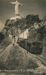 Chemin de fer à crémaillère du Corcovado, Rio de Janeiro, Brésil