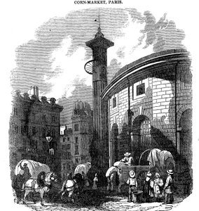 Marché aux grains, Paris, 1836
