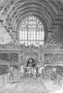 Couronnement de George IV dans le Westminster Hall, 1897