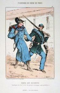 Corps des Douaniers, Siège de Paris, guerre franco-prussienne, 1870-1871