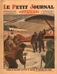 Costes et Bellonte battent le record de distance en vol, 1929