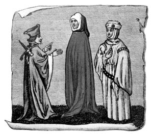 Costume, XIVe siècle - Unbekannt