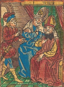 Conseil des grands prêtres, vers 1490