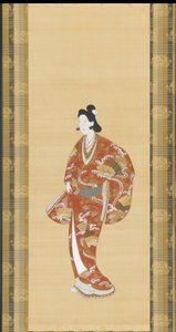 Courtisane, période Edo, 1661-1673 - Unbekannt