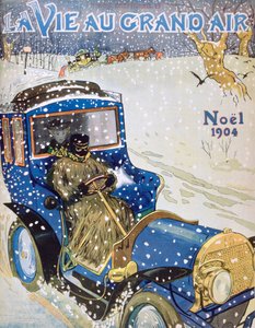 Couverture pour le numéro de Noël du magazine La Vie au Grand Air, 1904