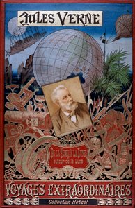Couverture de De la Terre à la Lune et Autour de la Lune, par Jules Verne, c1896 - Unbekannt