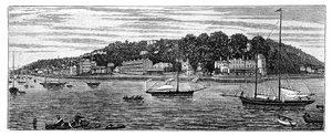 Port de Cowes, Île de Wight, 1900