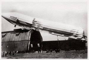 Zeppelin écrasé LZ 8 Deutschland II, Düsseldorf, Allemagne, 1911 - Unbekannt