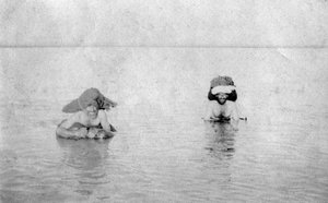 Traversée du fleuve Tigre sur des peaux de chèvre gonflées, 1918 - Unbekannt