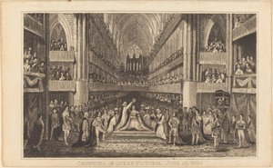 Couronnement de la reine Victoria, 28 juin 1838 [moitié droite] - Unbekannt
