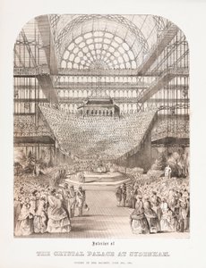 Palais de Cristal, après la Grande Exposition Intérieur du Palais de Cristal à Sydenham - Unbekannt