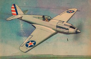 Curtis X.P.40 Monoplan de chasse, vers 1944 - Unbekannt