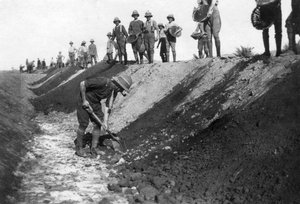 Compagnie D, 15 RWR groupe de travail, près de Bagdad, 1918