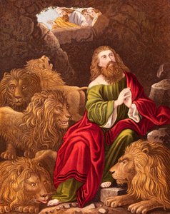 Daniel dans la fosse aux lions