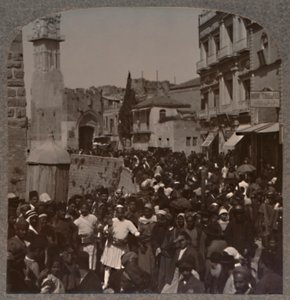Rue David, Jérusalem, c1900 - Unbekannt