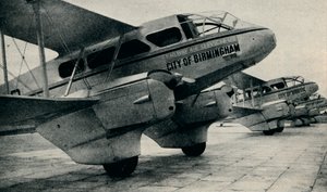 Avion De Havilland DH89 utilisé sur certaines routes du Railway Air Service, vers 1934 1937 - Unbekannt