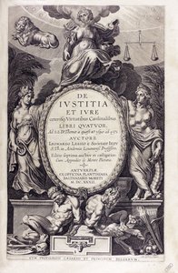 De iustitia et iure par Leonardus Lessius, 1632 - Unbekannt