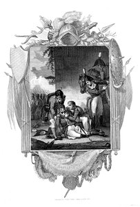 Mort du lieutenant-général Sir John Moore, soldat britannique, La Corogne, Espagne, 1809