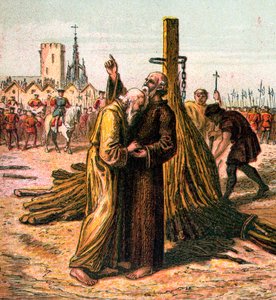 Mort de Ridley et Latimer, 1555, vers 1850