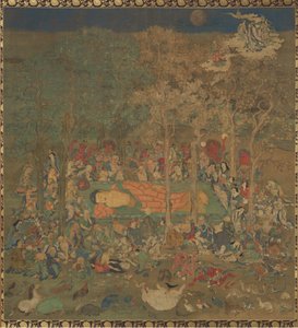 Mort du Bouddha historique Nehan-zu, XIVe siècle - Unbekannt