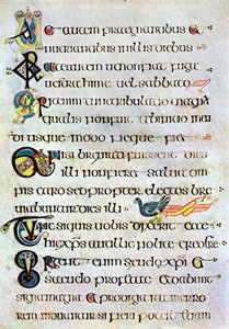 Page de texte décorée