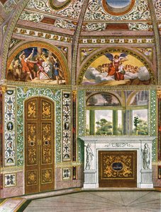 Décoration dans le pavillon du jardin octogonal au palais de Buckingham, Londres, 1928