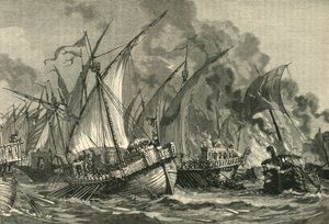 Défaite de la flotte sarrasine devant Constantinople, 717-718, 1890