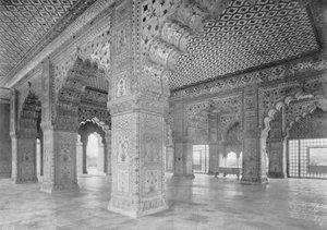 Delhi. Le Dewan-i-Khas, vers 1910