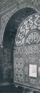 Delhi. Les balances de la justice Écran en marbre sculpté à travers lequel les pétitions étaient reçues, c1910 - Unbekannt