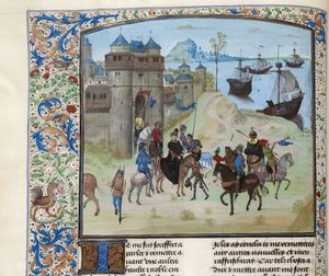 Départ du duc Louis II de Bourbon de Gênes pour Tunis