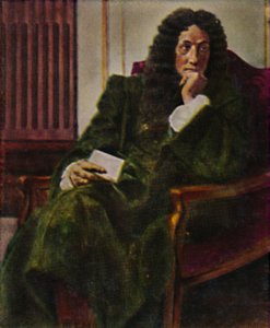 Le philosophe Leibniz 1646-1716. - Peinture de C. Meyer, 1934