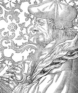 Desiderius Erasmus, humaniste et érudit néerlandais des 15e-16e siècles, 19e siècle - Unbekannt