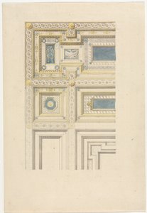 Conception pour plafond ornemental, 19e siècle