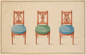 Conception pour trois chaises - Unbekannt