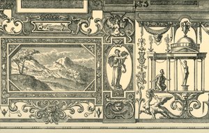 Conception pour une décoration murale ou de plafond dans le goût grotesque, 16ème siècle, 1881 - Unbekannt