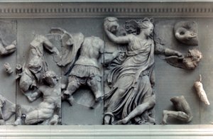 Détail de la grande frise de l