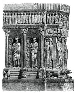 Détail du portail de Saint-Trophime, Arles, 12e siècle, 1870 - Unbekannt