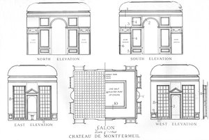 Détails des salons, Château de Montfermeil, Paris, 1924 - Unbekannt