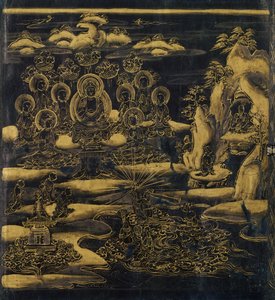 Devadatta, chapitre 12 du Sūtra du Lotus Hoke-kyo, Daibadatta-bon, 12e siècle