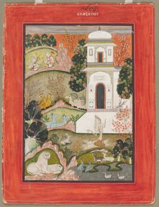 Devagandhara Ragini : Un ascète en retraite, de la série Ragamala, c. 1760 - Unbekannt