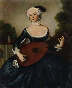 Die Lieblingsschwester Friedr. D. Gr. 1709-1758. - Peinture de Pesne, 1934