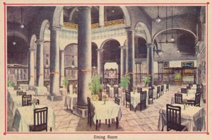 Salle à manger - Hôtel Florida - La Havane - Cuba, vers 1910 - Unbekannt