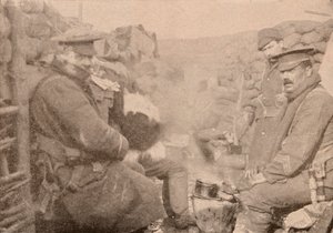 Dîner dans les tranchées, vers 1915 - Unbekannt