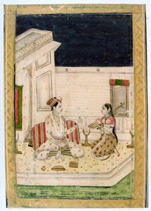 Dipaka Light Raga, Album Ragamala, École du Rajasthan, XIXe siècle