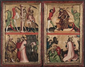 Diptyque avec la Passion du Christ, vers 1400