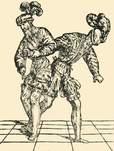 Désarmement contre le poignard, c1536